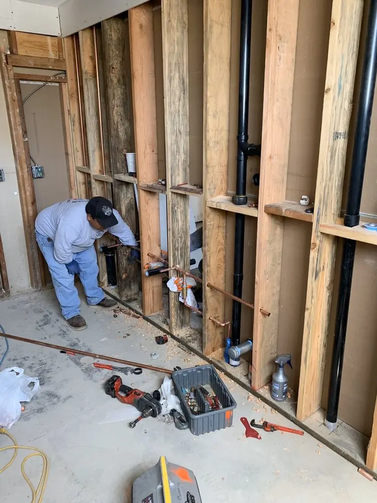 Commercial rough-in plumbing for Gas Line Repair in SoNo